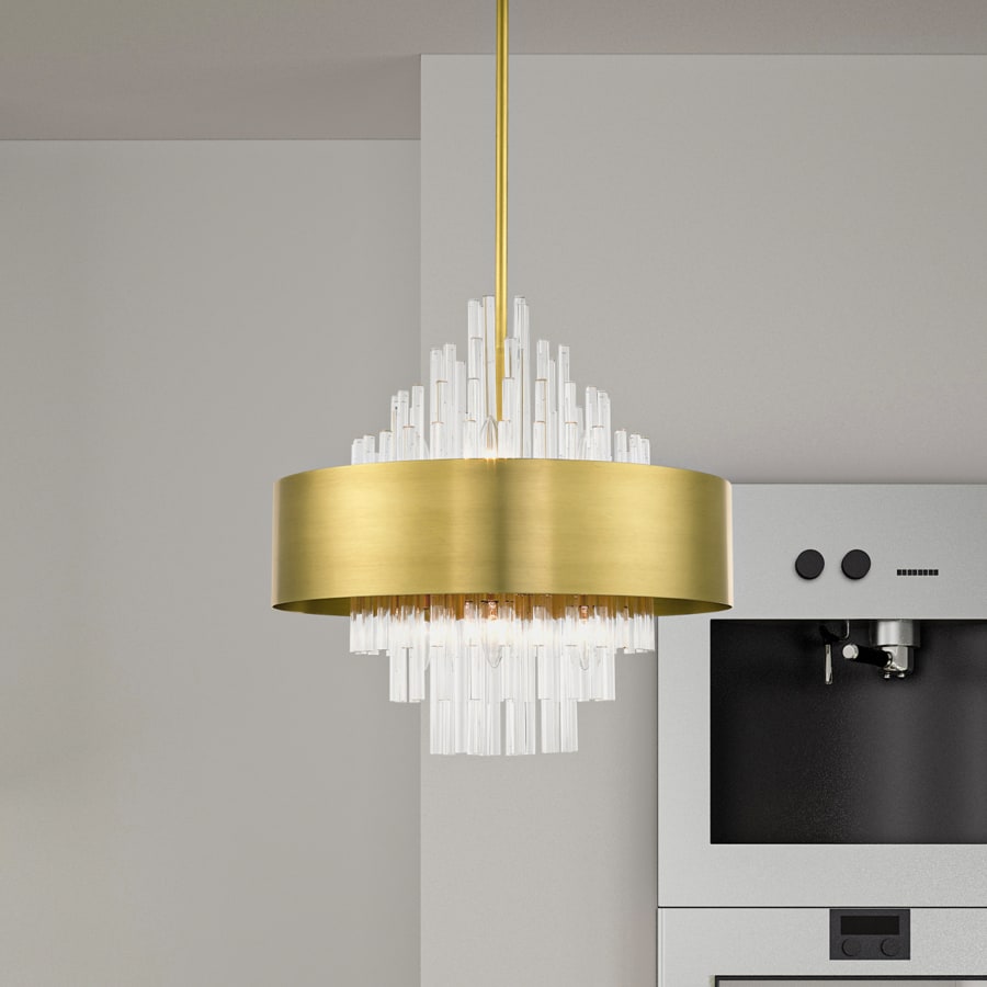 Livex Lighting Orenburg 8 Light 21" Wide Crystal Drum Chandelier