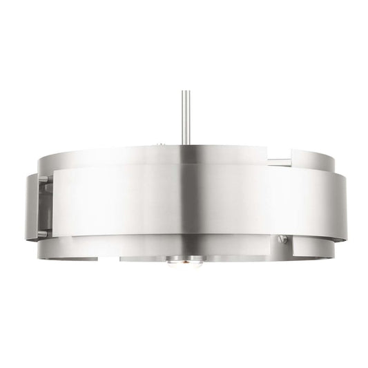 Livex Lighting Varick 5 Light 22" Wide Drum Chandelier