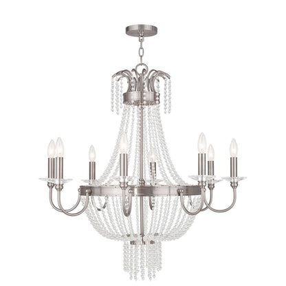 Livex Lighting Valentina 8 Light 1 Tier Chandelier
