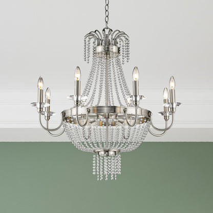 Livex Lighting Valentina 8 Light 1 Tier Chandelier
