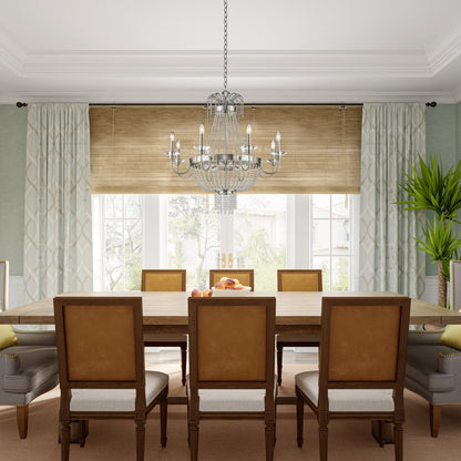 Livex Lighting Valentina 8 Light 1 Tier Chandelier