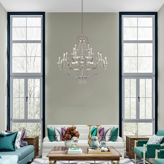 Livex Lighting Valentina 21 Light 3 Tier Chandelier