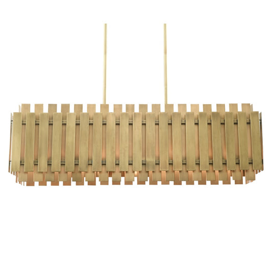 Livex Lighting Greenwich 5 Light 42" Wide Linear Chandelier