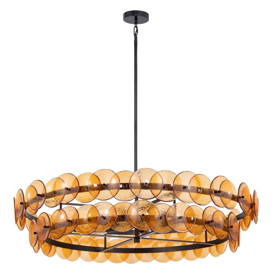 Maxim Loren 6 Light 42" Wide Drum Chandelier