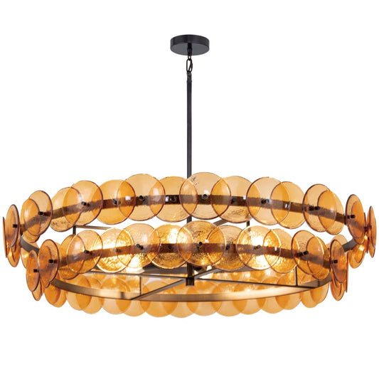 Maxim Loren 6 Light 42" Wide Drum Chandelier