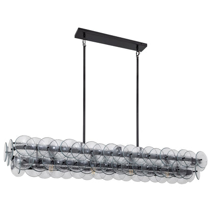Maxim Loren 4 Light 54" Wide Linear Pendant