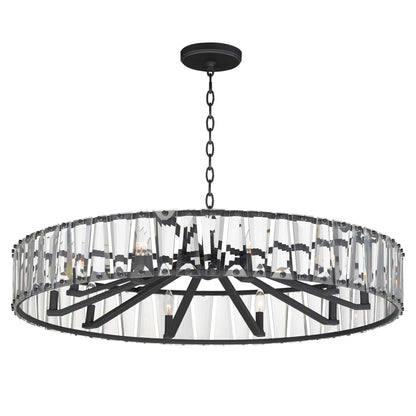 Maxim Odeon 10 Light 40" Wide Crystal Drum Chandelier