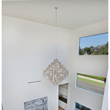 Maxim Comet 13 Light 35" Pendant with Crystal Accents