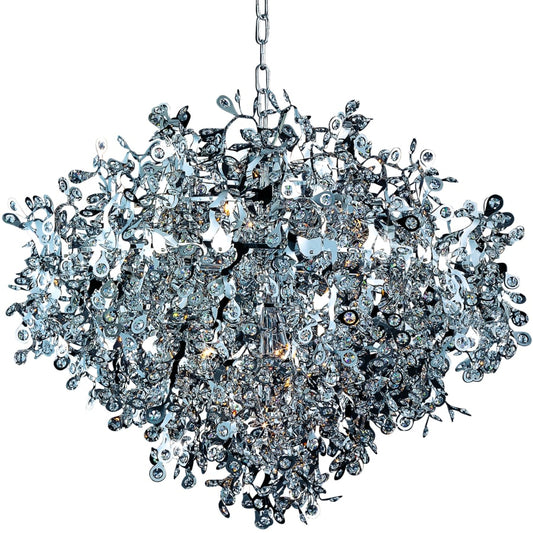 Maxim Comet 13 Light 35" Pendant with Crystal Accents