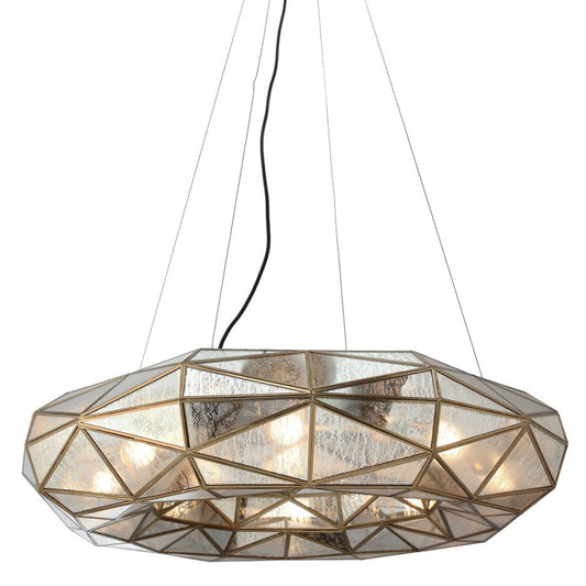 Metropolitan Geo-Gem 8 Light 36" Wide Ring Chandelier