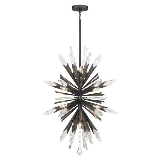 Metropolitan Elsa 12 Light 26" Wide Crystal Pendant