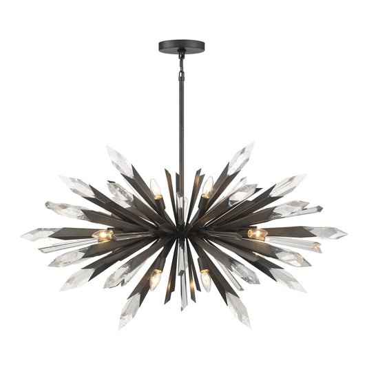 Metropolitan Elsa 12 Light 42" Wide Crystal Pendant