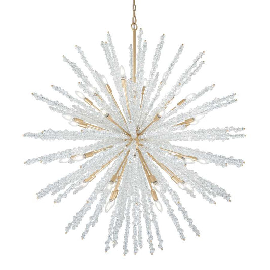 Metropolitan Aisi 40 Light 52" Wide Taper Candle Sputnik Chandelier