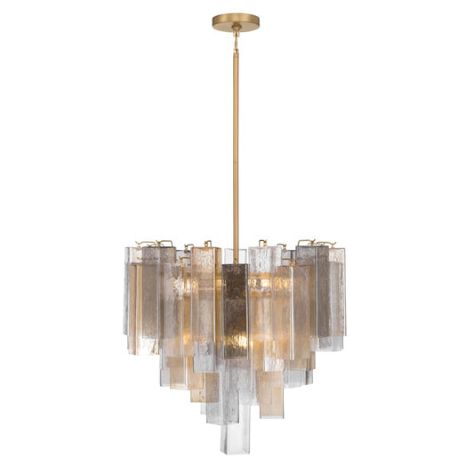 Metropolitan Torvento 9 Light 25" Wide Waterfall Chandelier