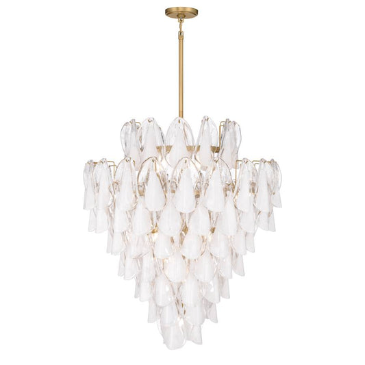 Metropolitan Verla Crest 21 Light 33" Wide Waterfall Chandelier