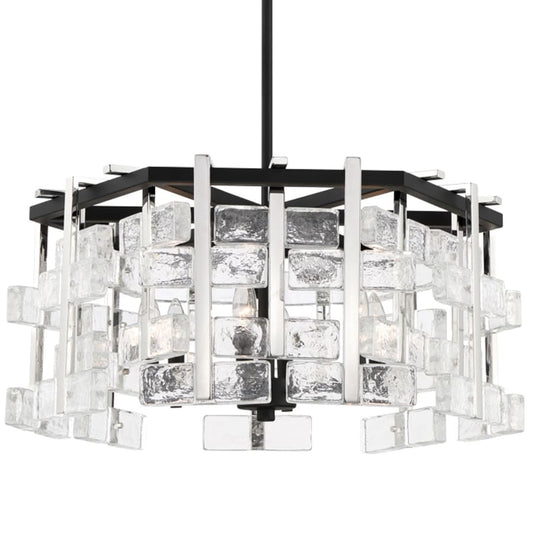Metropolitan Painesdale 6 Light 28" Wide Abstract Chandelier