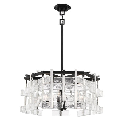 Metropolitan Painesdale 6 Light 28" Wide Abstract Chandelier