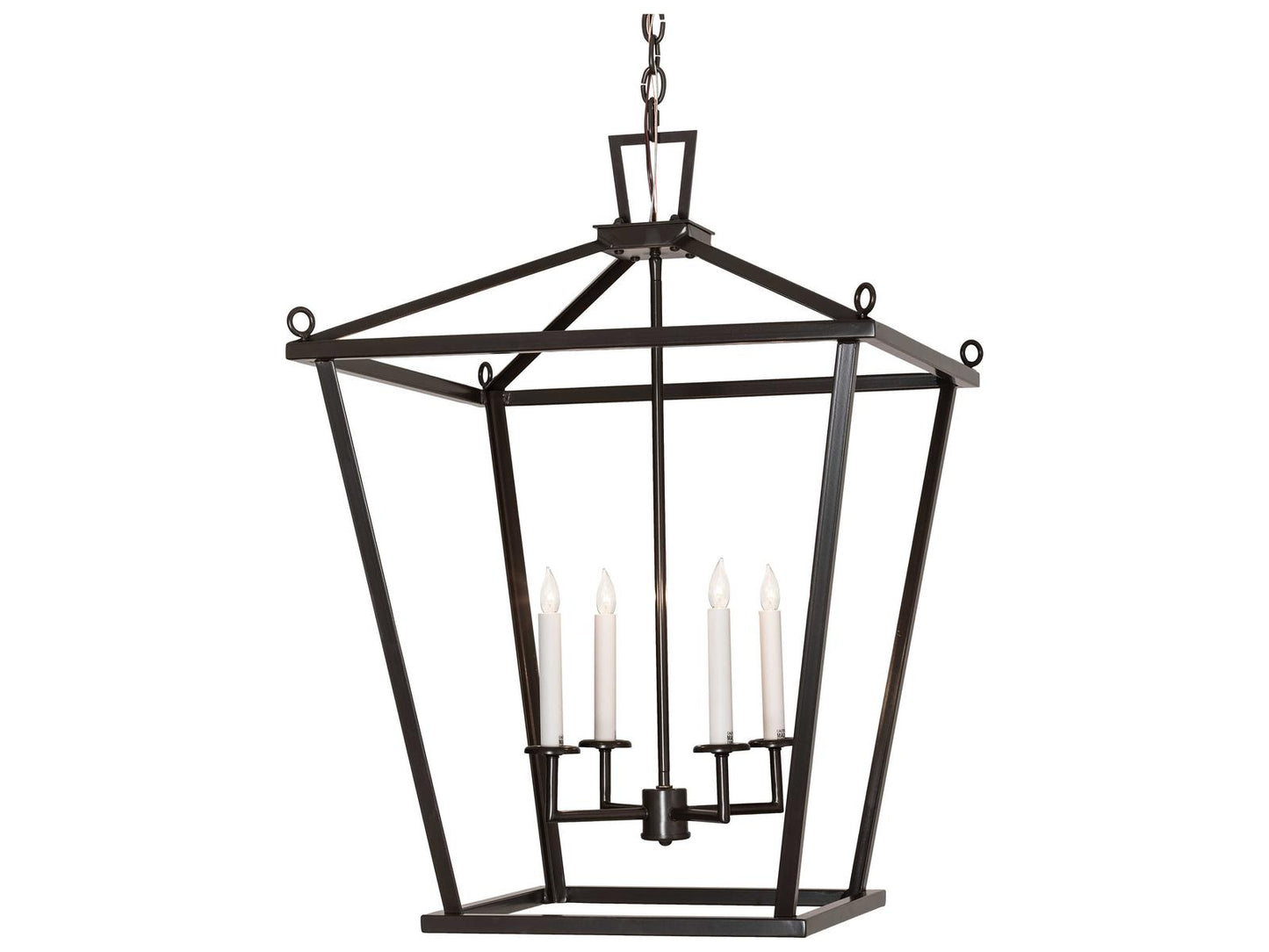 Meyda Kitzi 4-Light Candelabra Chandelier in Timeless Bronze