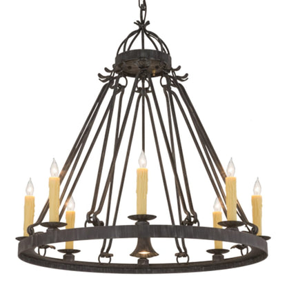 Meyda Tiffany Lakeshore 36" Wide Taper Candle Style Chandelier