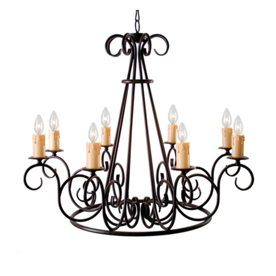 Meyda Tiffany Marguerite 8 Light 42" Wide Taper Candle Style Chandelier