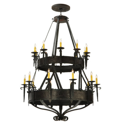Meyda Tiffany Costello 20 Light 45" Wide Taper Candle Style Chandelier