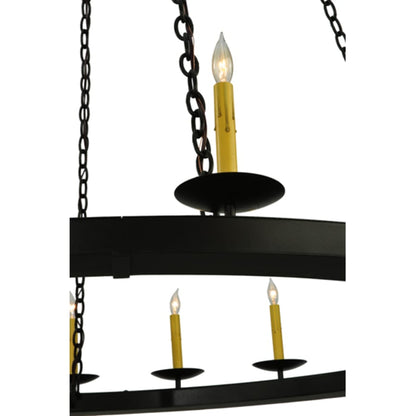 Meyda Tiffany Loxley 24 Light 61" Wide Taper Candle Style Chandelier