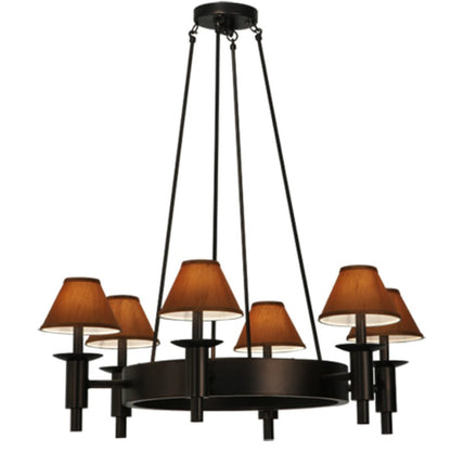 Meyda Tiffany Calais 6 Light 36" Wide Chandelier