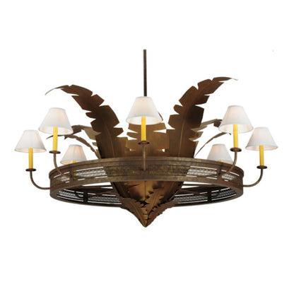 Meyda Tiffany Banana Bamboo 6 Light 59" Wide Chandelier