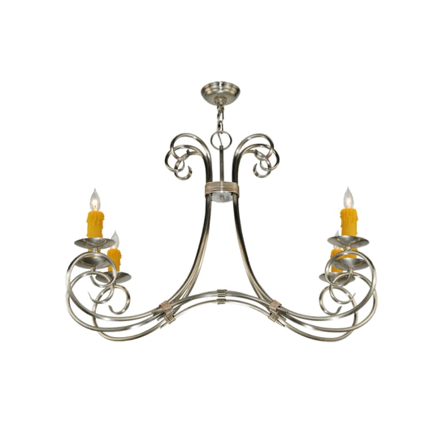 Meyda Tiffany Elon 6 Light 35" Wide Taper Candle Style Chandelier