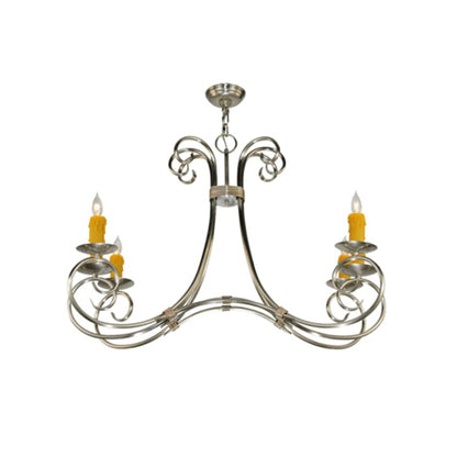 Meyda Tiffany Elon 6 Light 35" Wide Taper Candle Style Chandelier