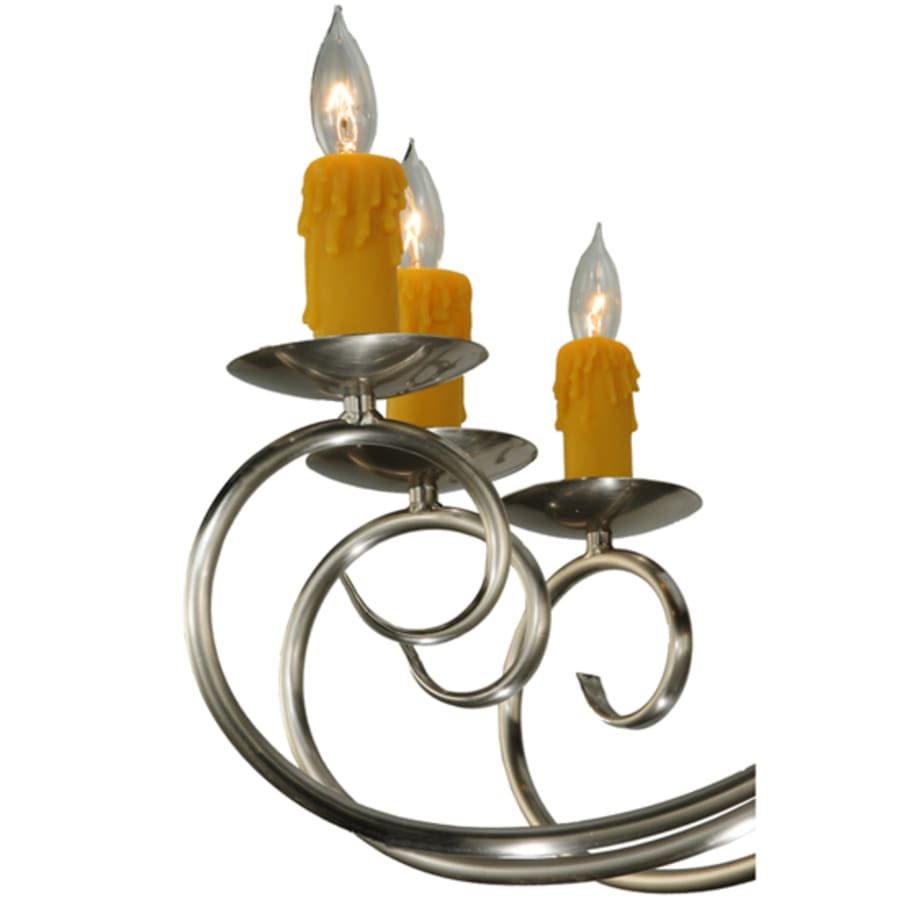 Meyda Tiffany Elon 6 Light 35" Wide Taper Candle Style Chandelier