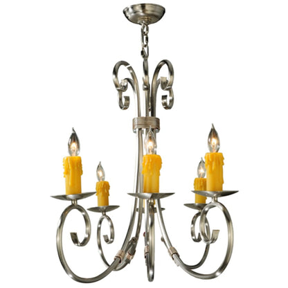 Meyda Tiffany Elon 6 Light 35" Wide Taper Candle Style Chandelier