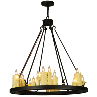 Meyda Tiffany Deina 24 Light 36" Wide Taper Candle Style Chandelier