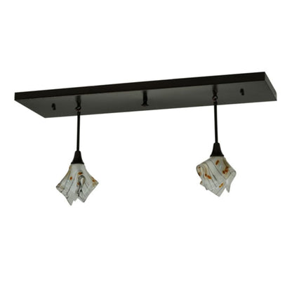 Meyda Tiffany Metro 2 Light 14" Wide Abstract Multi Light Pendant