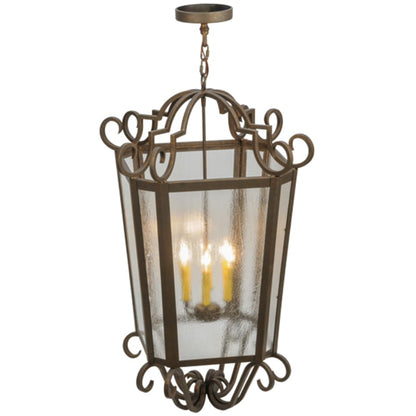 Meyda Tiffany Marin 6 Light 26" Wide Taper Candle Pendant