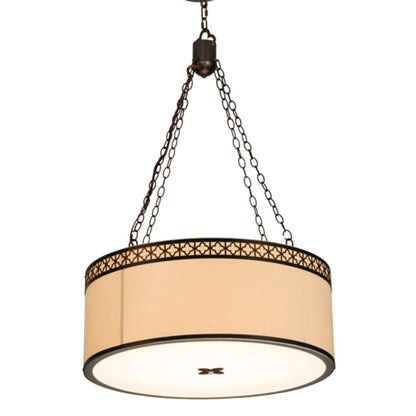 Meyda Tiffany Cilindro 8 Light 30" Wide Suspension Pendant