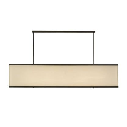 Meyda Tiffany Quadrato 5 Light 75" Wide Linear Pendant