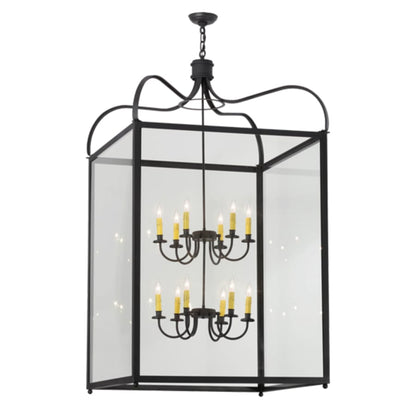 Meyda Tiffany Rennes 12 Light 45" Wide Taper Candle Pendant