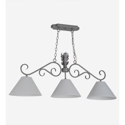 Meyda Tiffany Bristol 3 Light 48" Wide Linear Pendant