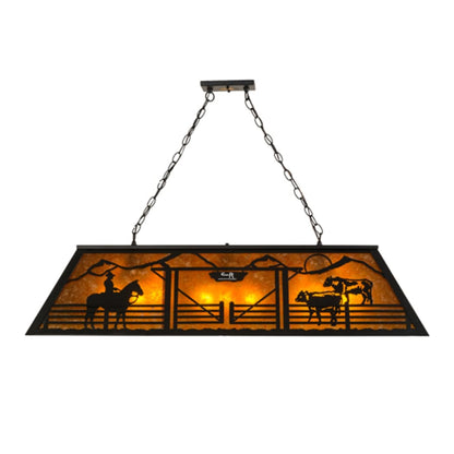 Meyda Tiffany Personalized 9 Light 48" Wide Linear Pendant