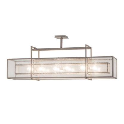 Meyda Tiffany Nelson 6 Light 54" Wide Linear Pendant