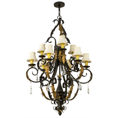 Meyda Tiffany Ingrid 9 Light 36" Wide Crystal Chandelier