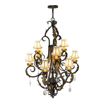 Meyda Tiffany Ingrid 9 Light 36" Wide Crystal Chandelier