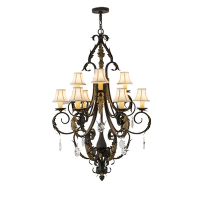 Meyda Tiffany Ingrid 9 Light 36" Wide Crystal Chandelier