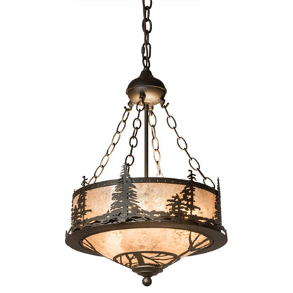 Meyda Tiffany Tall Pines 3 Light 16" Wide Pendant