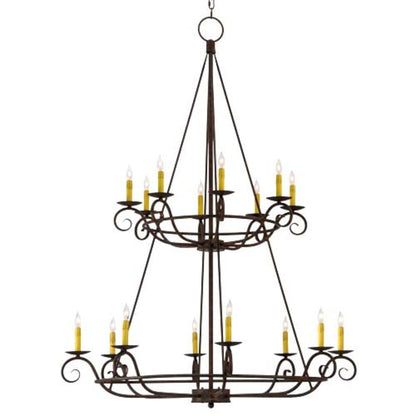 Meyda Tiffany Estrella 16 Light 45" Wide Taper Candle Style Chandelier