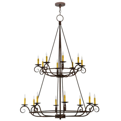 Meyda Tiffany Estrella 16 Light 45" Wide Taper Candle Style Chandelier