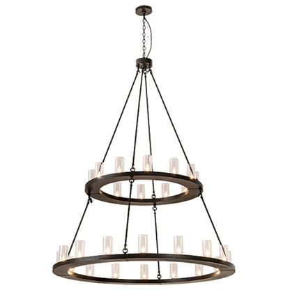 Meyda Tiffany Loxley 28 Light 60" Wide Ring Chandelier