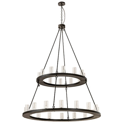 Meyda Tiffany Loxley 28 Light 60" Wide Ring Chandelier