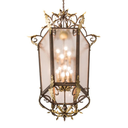Meyda Tiffany 12 Light 35" Wide Taper Candle Pendant